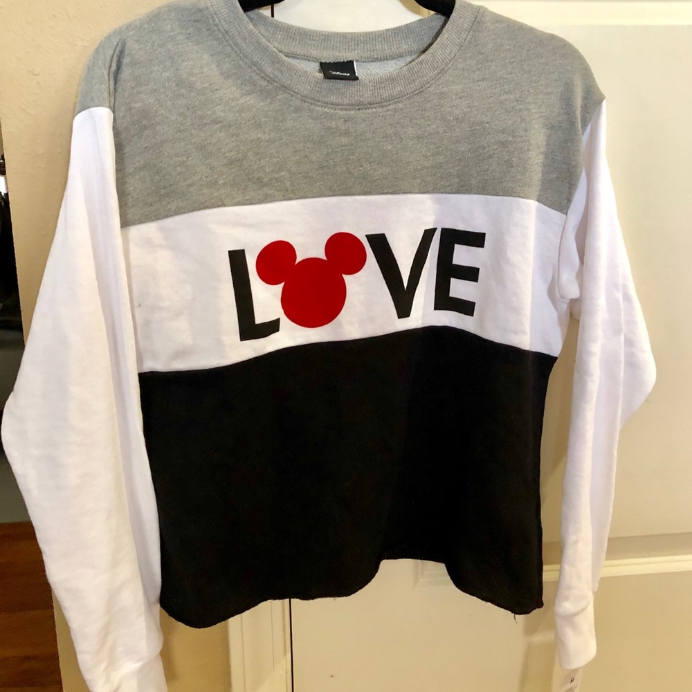 NWT Disney Crop Sweatshirt